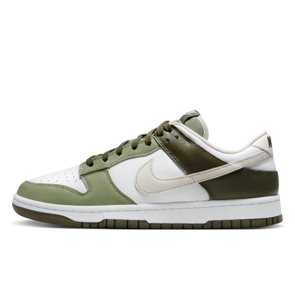 New Men’s Nike Dunk Low 'Oil Green Cargo Khaki' FN6882-100 NWOB - Picture 2 of 8
